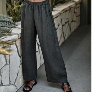 Velvet Brand, Lola - Linen Pants in caviar